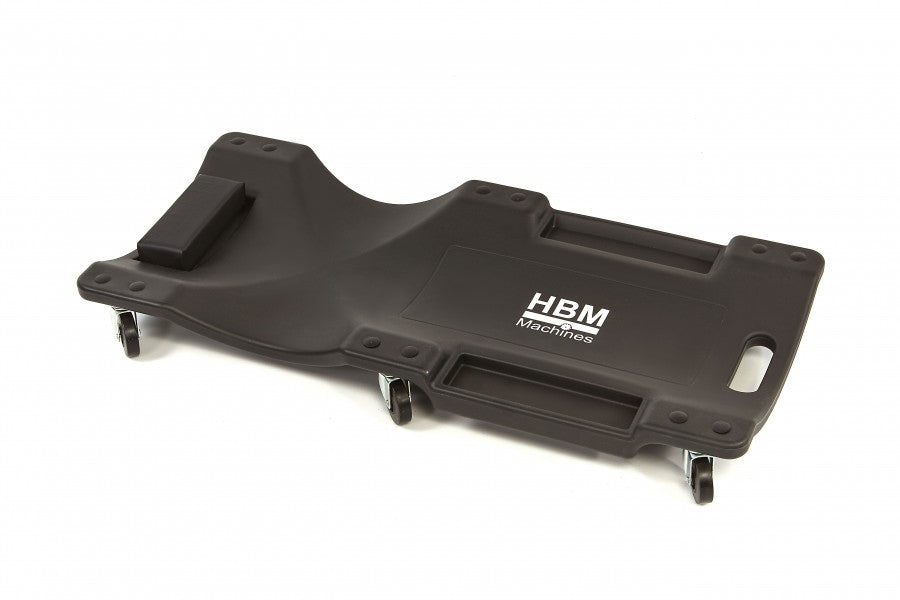 Montážne ležadlo pre automechanikov čierne