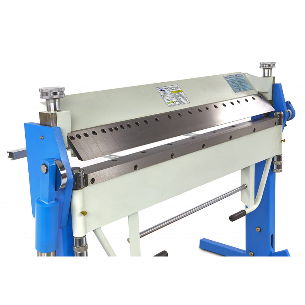 Manuálna ohýbačka plechu s horným segmentovým uchytením 2 x 1270mm HBM