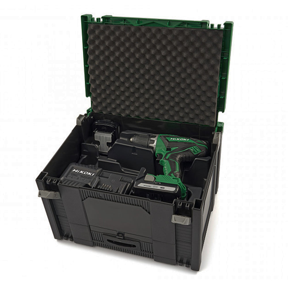 Sada náradia s aku vŕtačkou/šraubovákom Hikoki, 2 akumulátory 1.5 Ah a nabíjačka