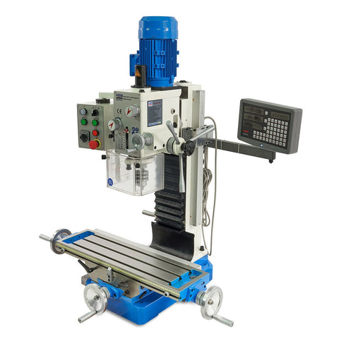 Profesionálna stĺpová vŕtačka 30mm DRO HBM