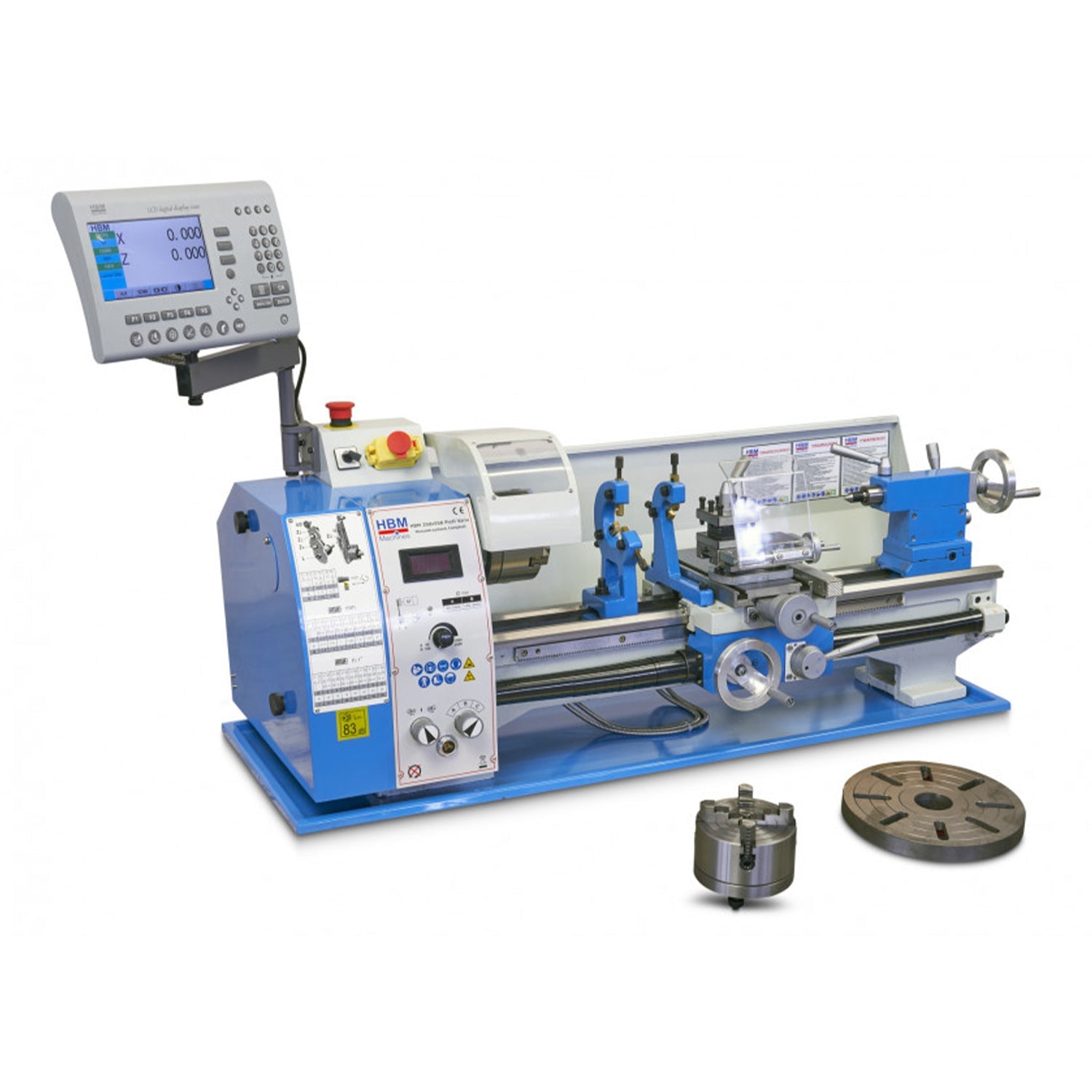 Sústruh na kov 250 x 550 vario s LCD dispejom