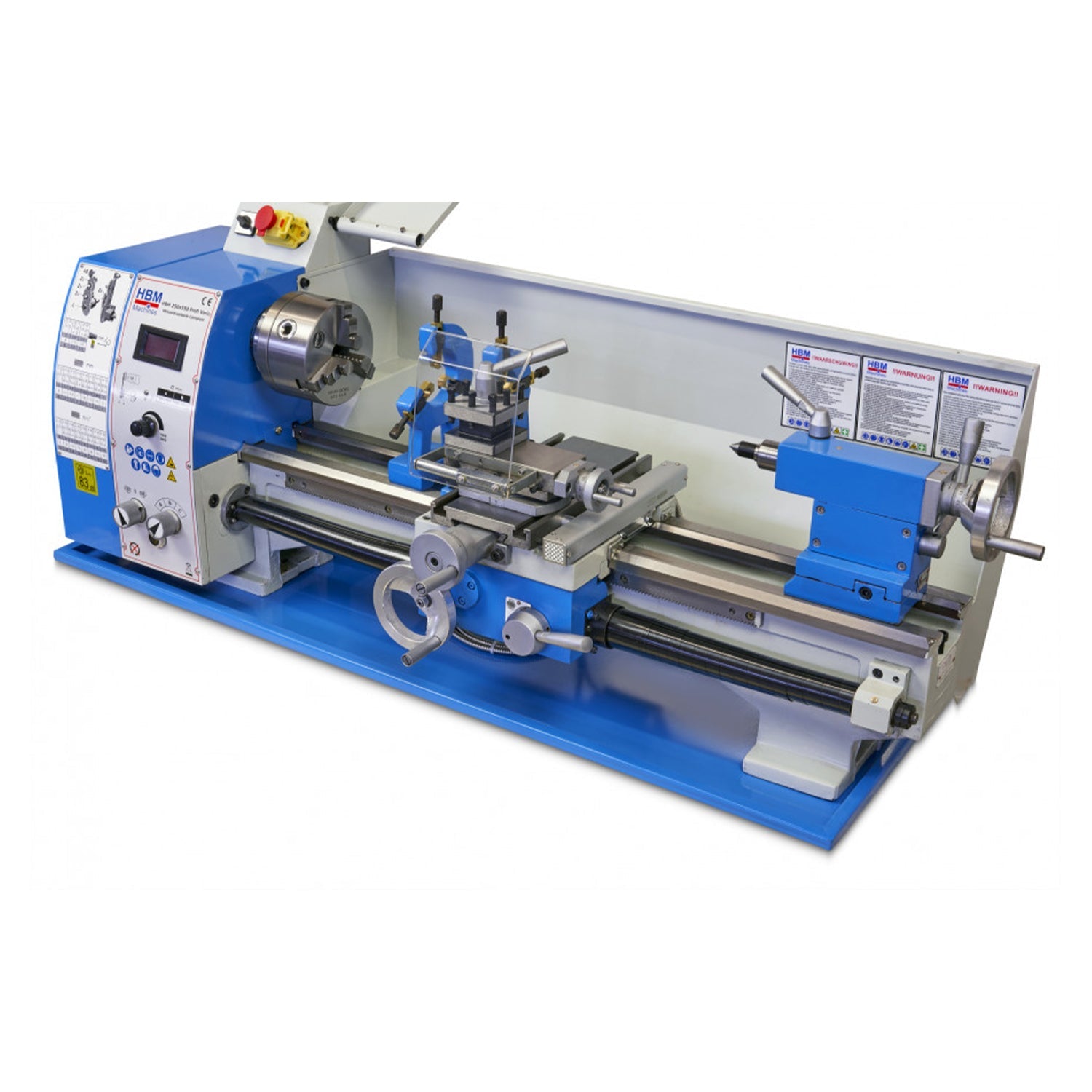 Sústruh na kov 250 x 550 vario s LCD dispejom