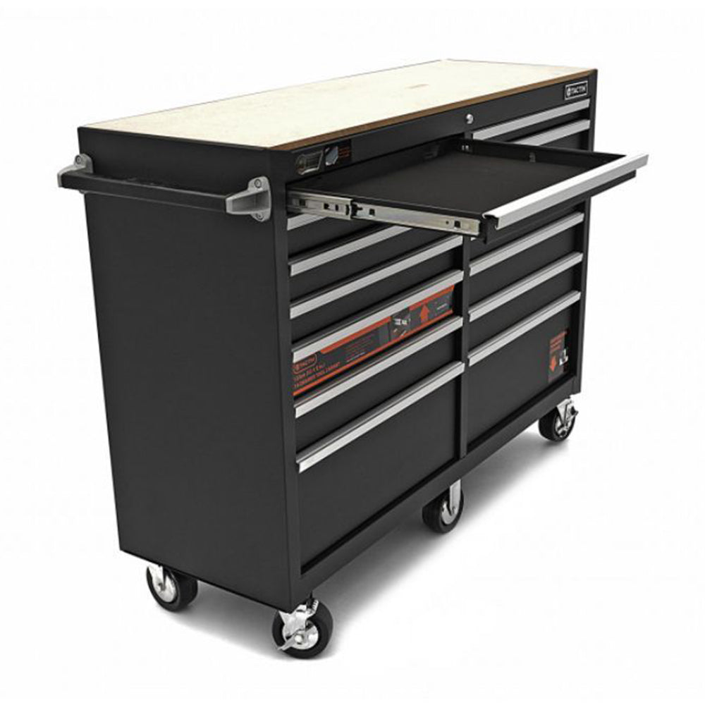 Dielenský vozík - skrinka na náradie s pracovným stolom, 14 zásuviek, 133cm