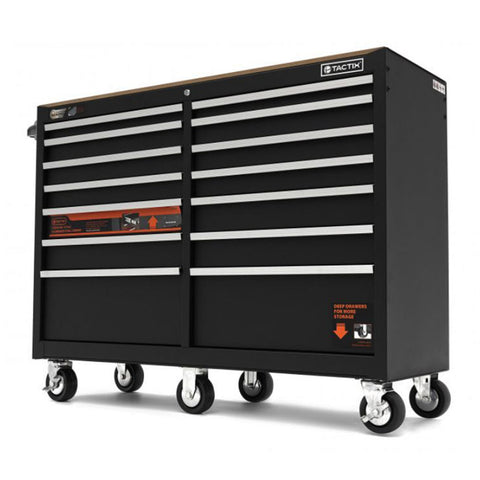 Dielenský vozík - skrinka na náradie s pracovným stolom, 14 zásuviek, 133cm