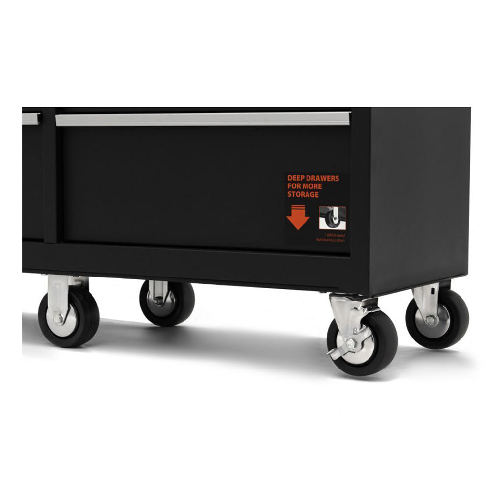 Dielenský vozík - skrinka na náradie s pracovným stolom, 14 zásuviek, 133cm