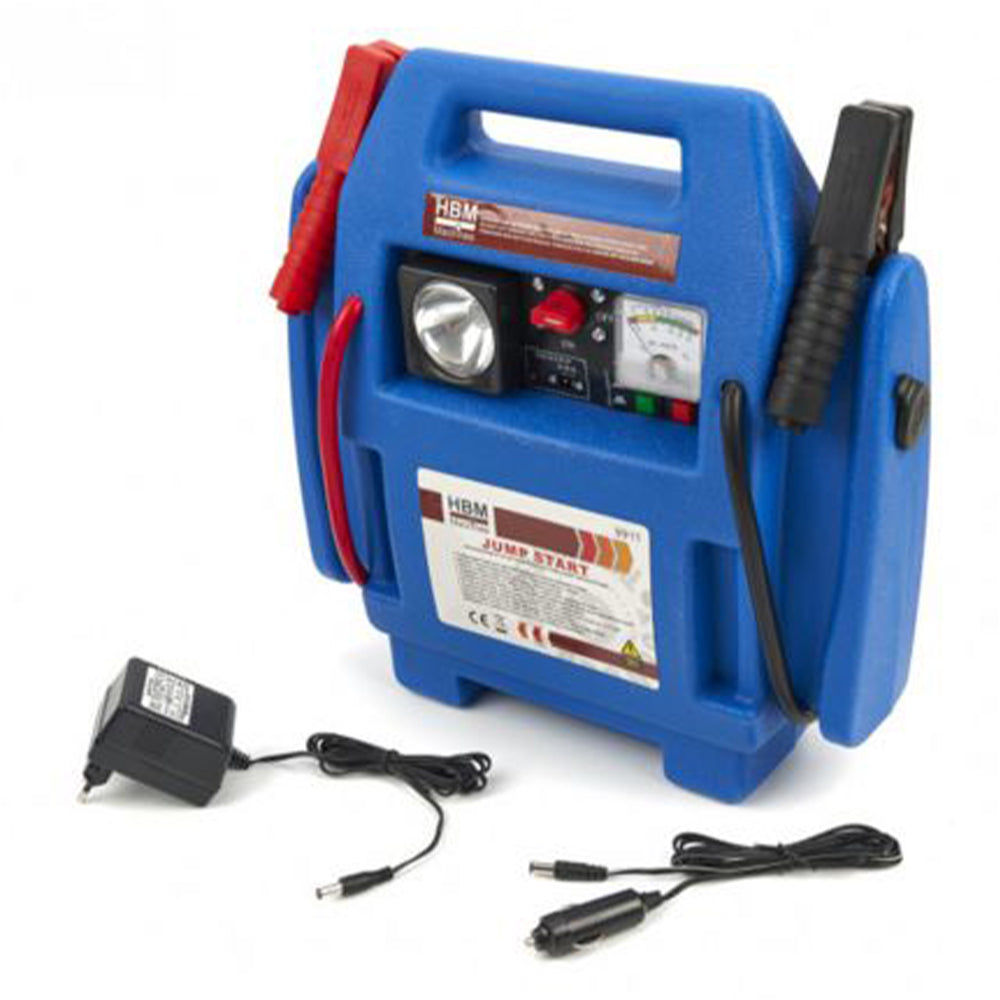 Nabíjačka autobatérií so štartérom 4v1 12V 20Ah HBM