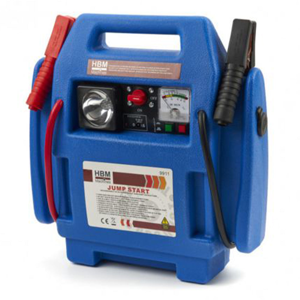 Nabíjačka autobatérií so štartérom 4v1 12V 20Ah HBM