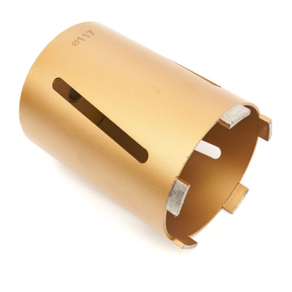 Sada diamantových vykružovacích korunkových vrtákov, 9ks, 38, 52, 117mm HBM