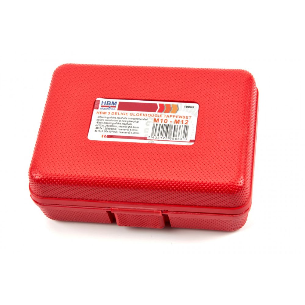 Súprava 3 výstružníkov na čistenie otvorov pre žeraviace sviečky m10 - m12 hbm