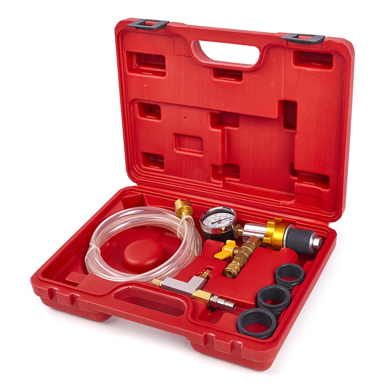 Sada na plnenie a testovanie únikov v chladiacom systéme auta