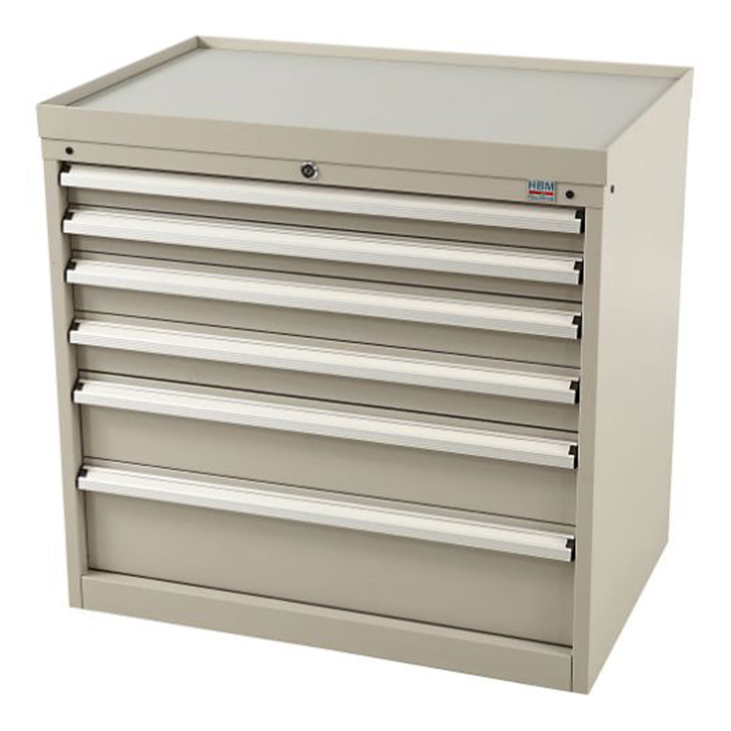 Dielenská skrinka na náradie profi s organizérom, 6 zásuviek 80 × 58 × 80cm HBM