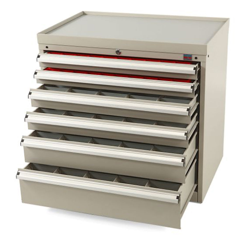 Dielenská skrinka na náradie profi s organizérom, 6 zásuviek 80 × 58 × 80cm HBM