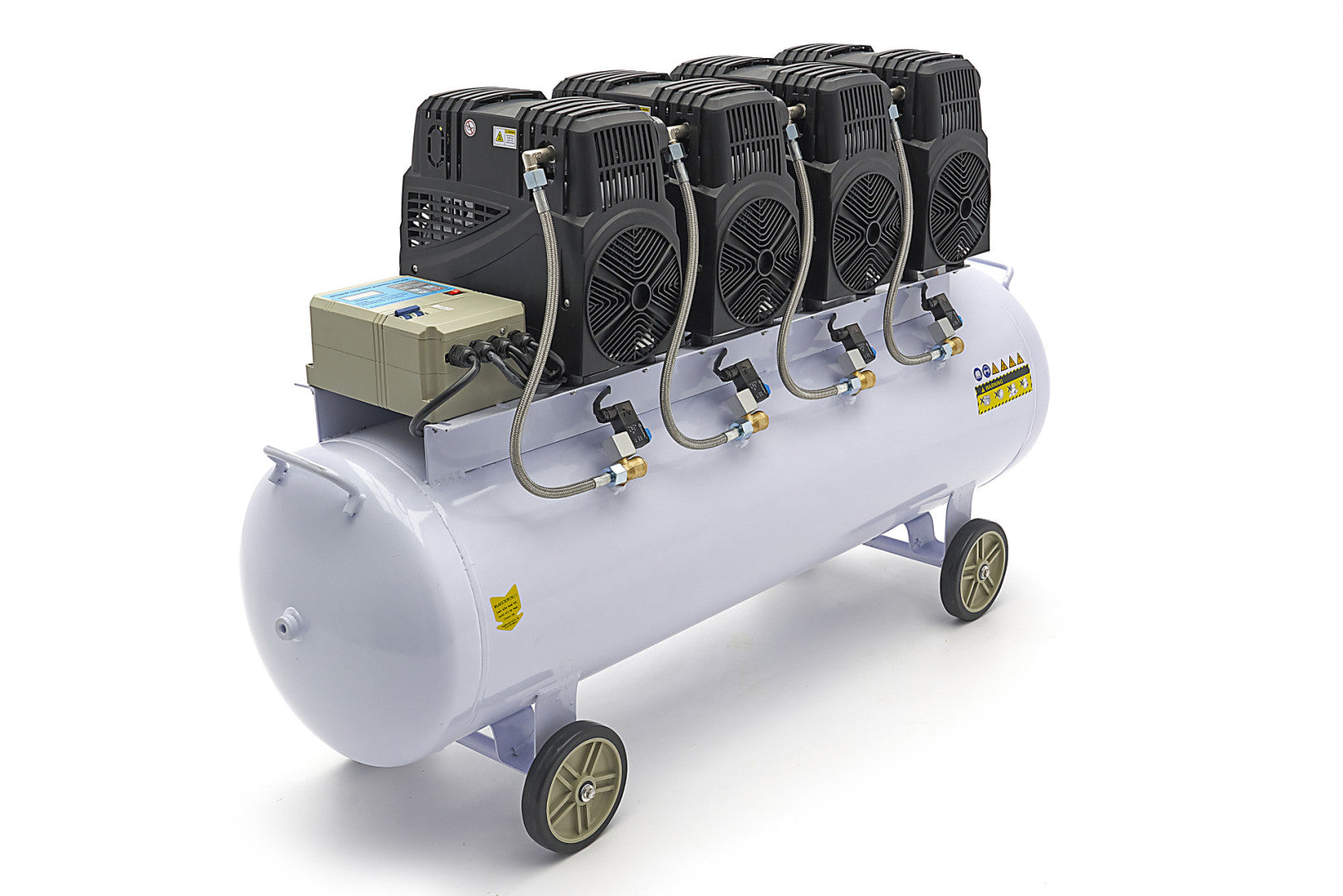 Tichý bezolejový kompresor s nízkou hlučnosťou 200l 8hp HBM Machines Holandsko