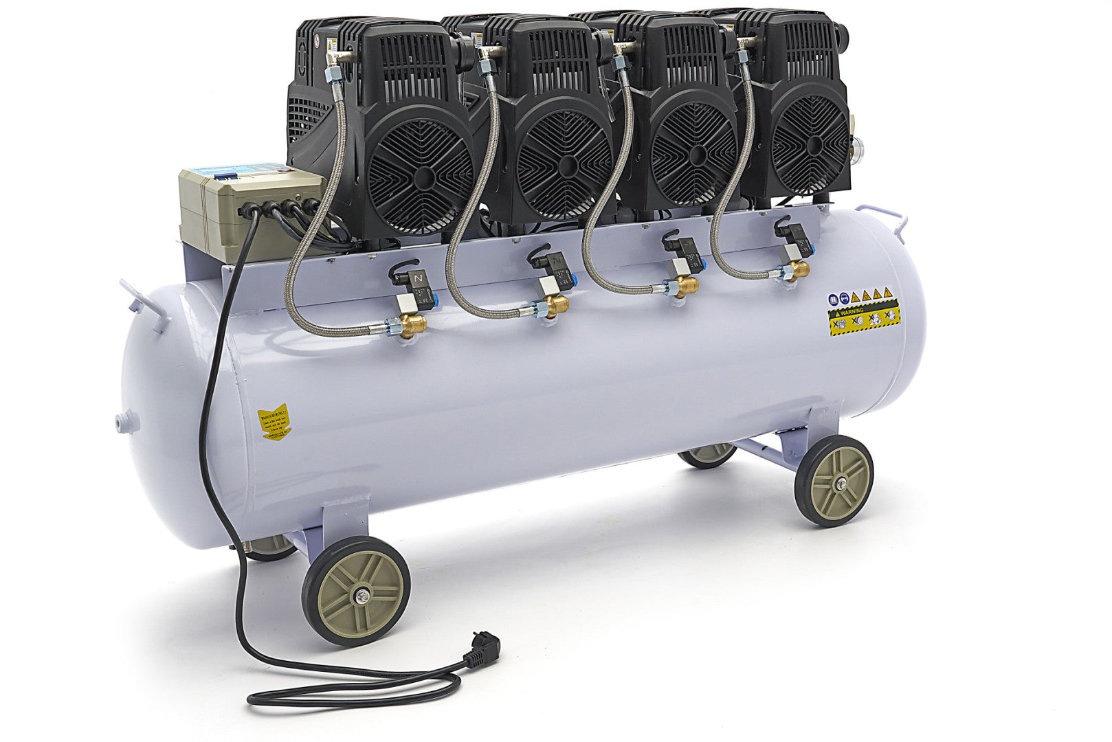 Tichý bezolejový kompresor s nízkou hlučnosťou 200l 8hp HBM Machines Holandsko