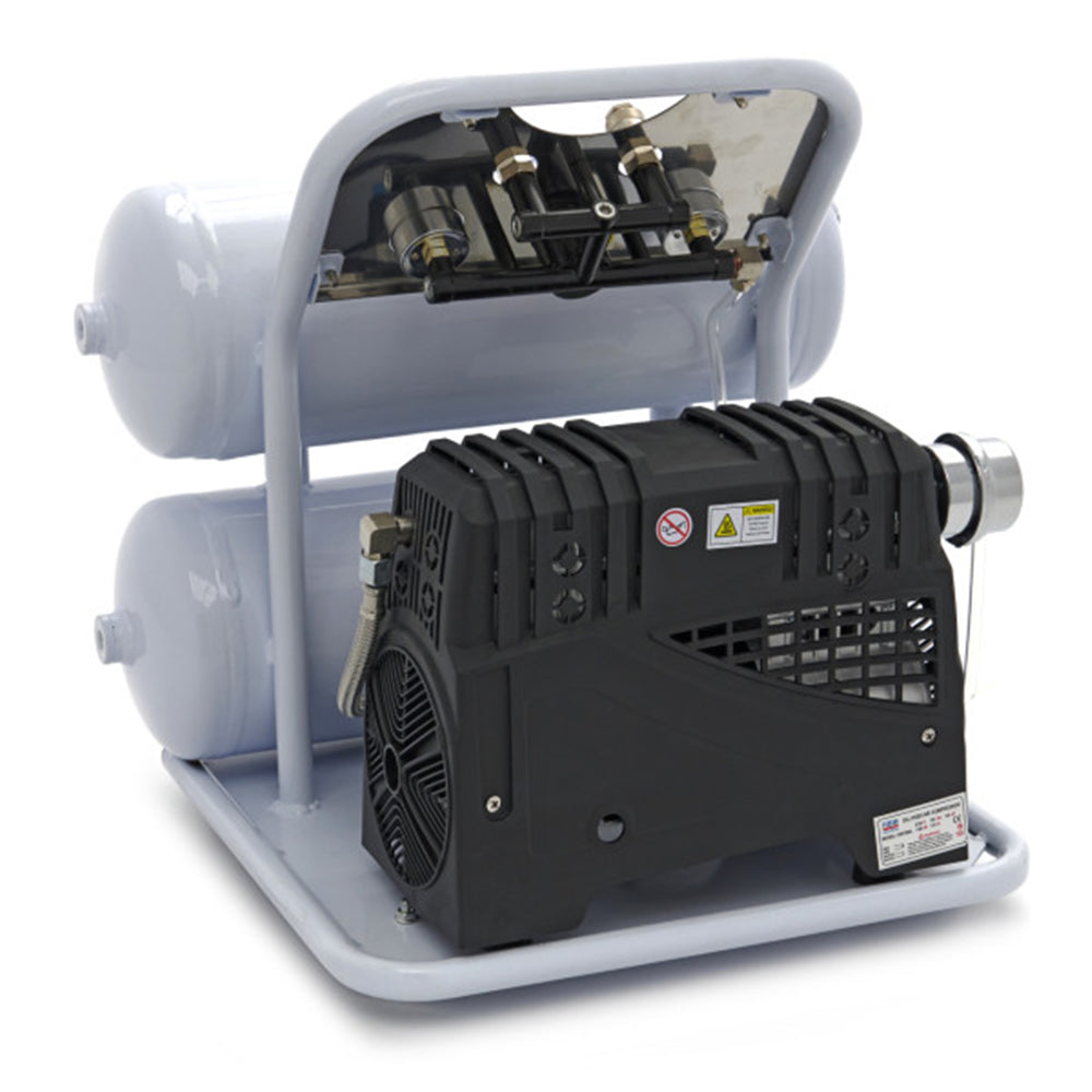 Tichý bezolejový kompresor s nízkou hlučnosťou 20l 750W 60dB HBM