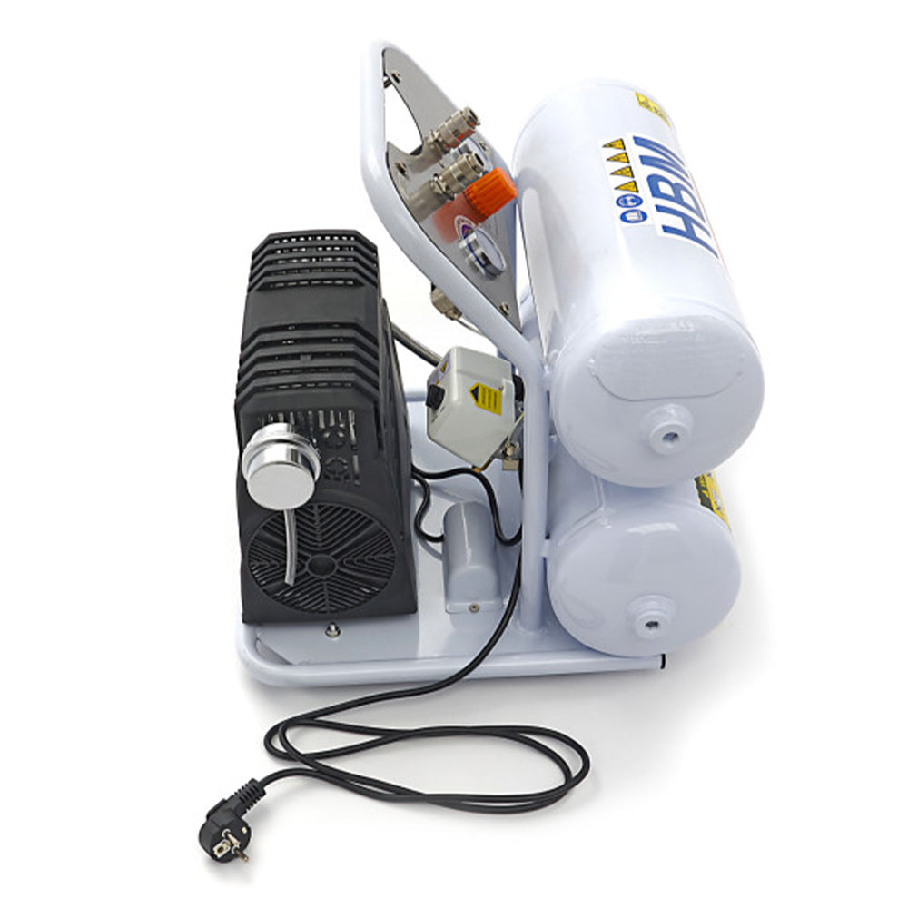 Tichý bezolejový kompresor s nízkou hlučnosťou 20l 750W 60dB HBM