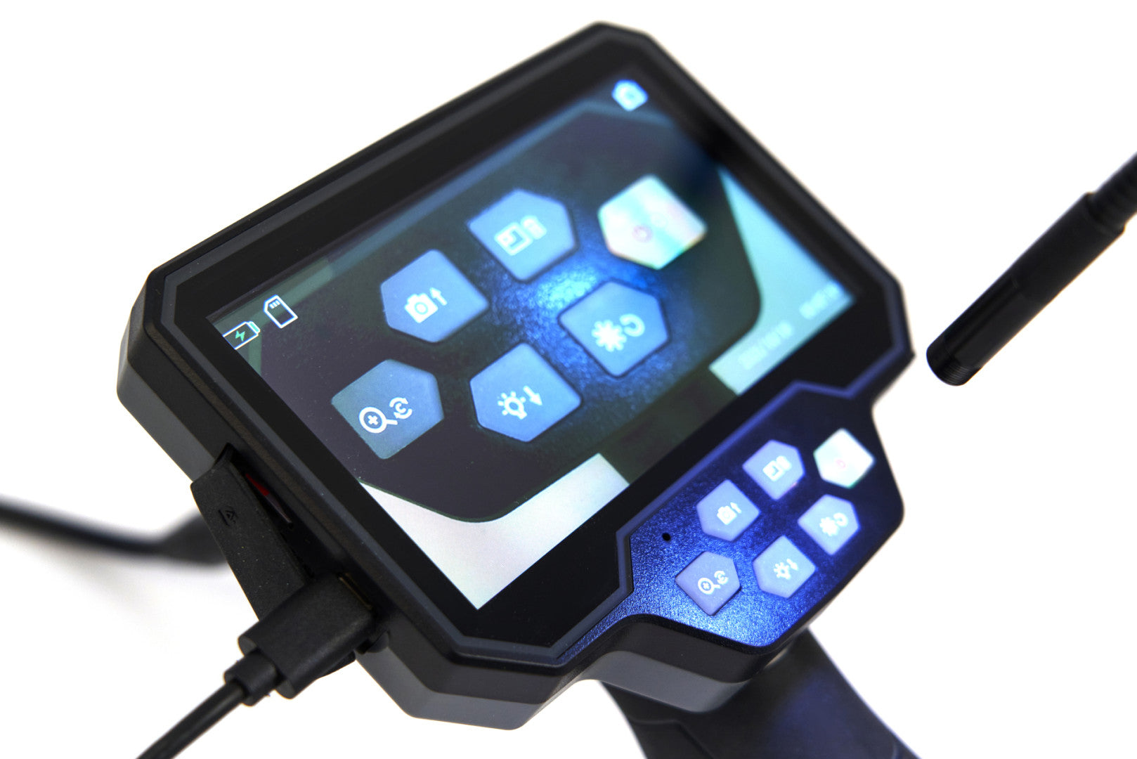 Inšpekčná endoskopická kamera, 5'' LCD displej