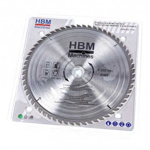 Pílový kotúč 250 mm, 80 zubov HBM