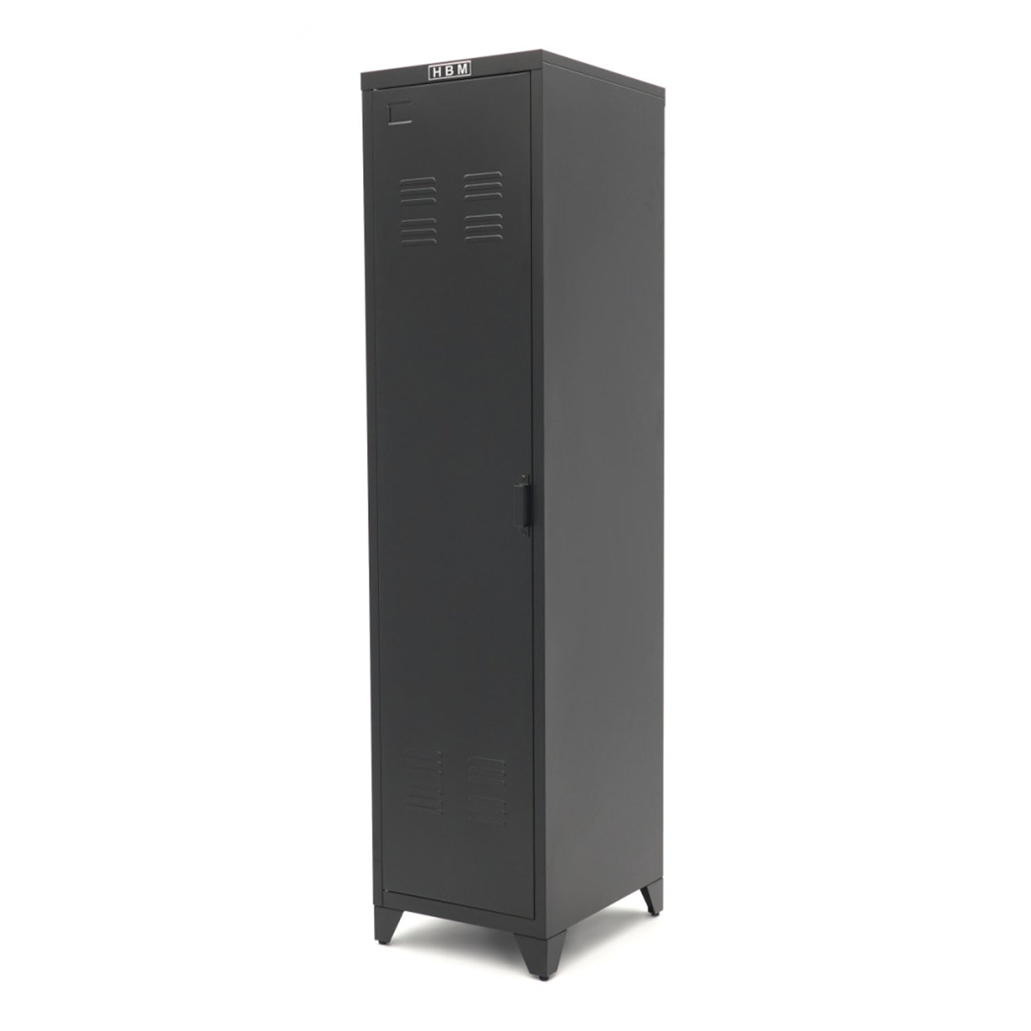 Dielenská šatníková skriňa čierna HBM