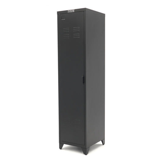 Dielenská šatníková skriňa čierna HBM