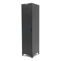 Dielenská šatníková skriňa čierna HBM