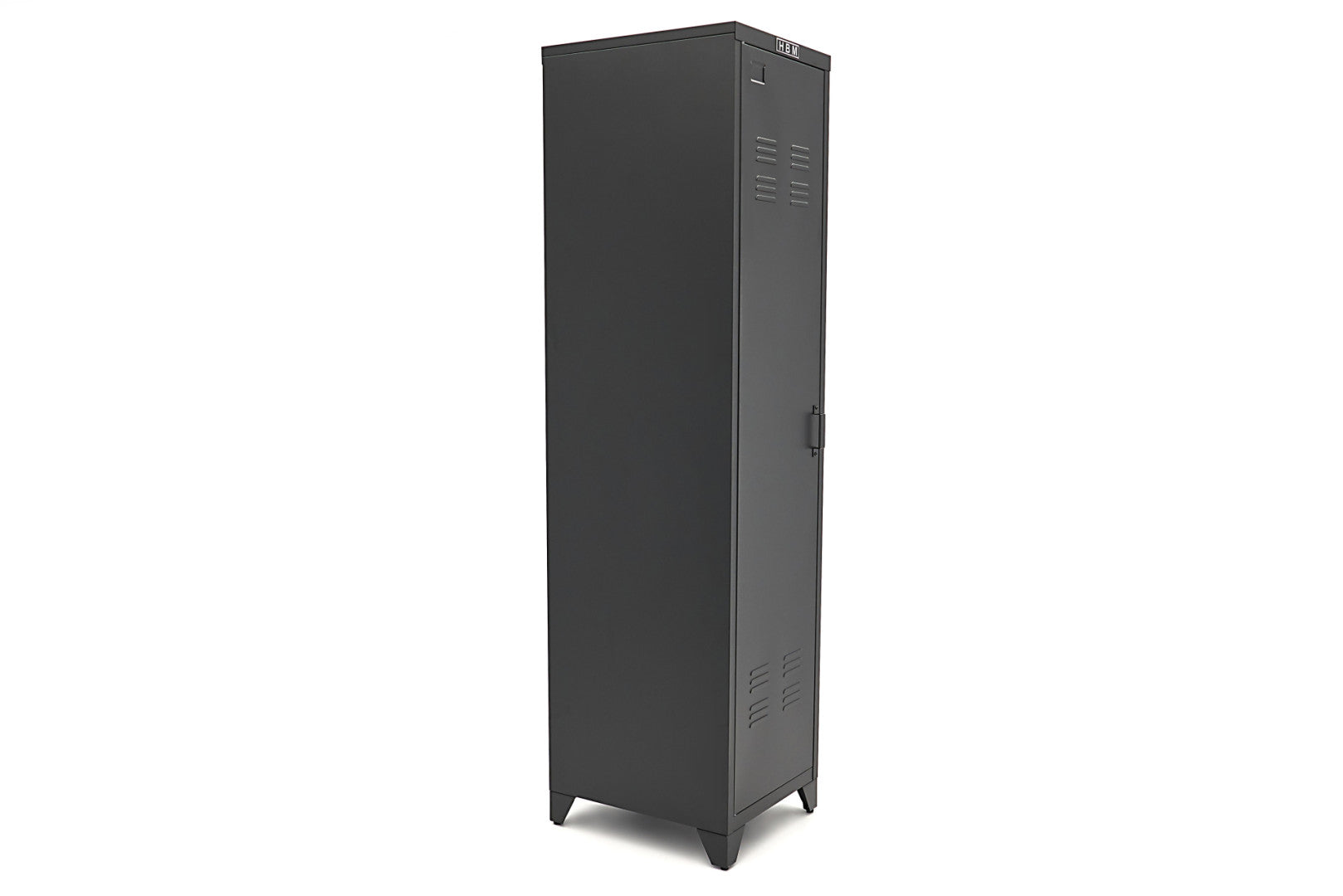 Dielenská šatníková skriňa čierna HBM