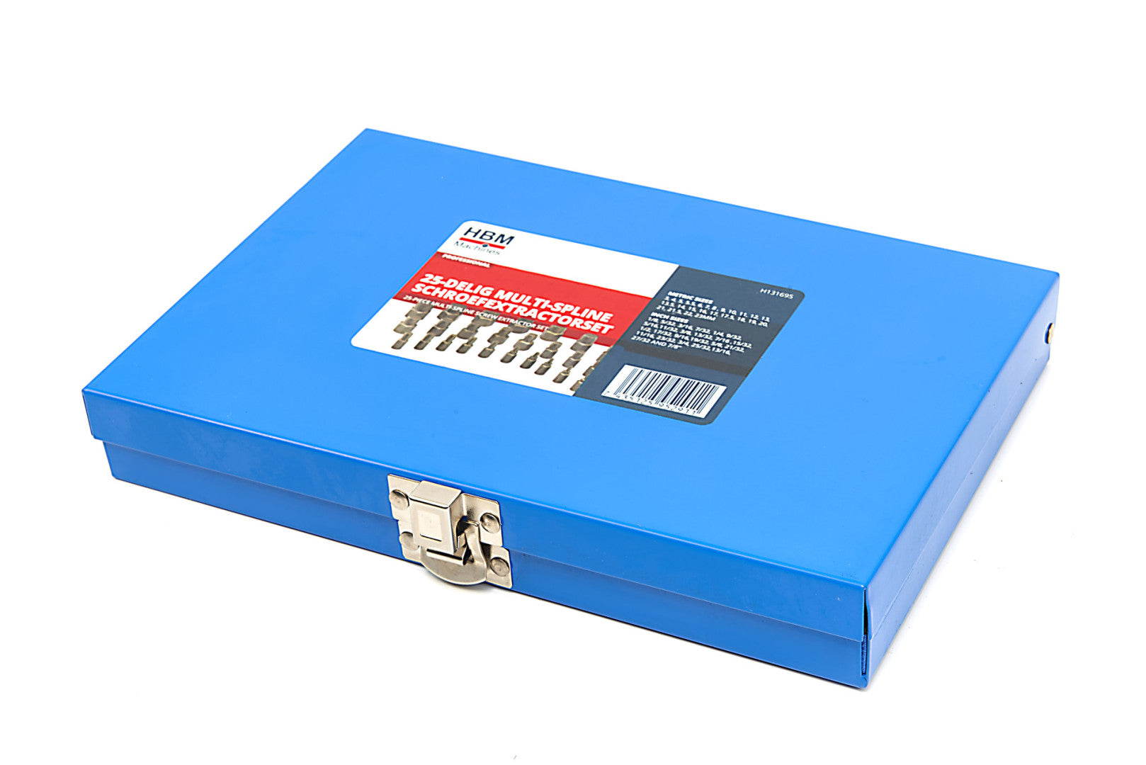 Súprava vyťahovákov na poškodené a zlomené skrutky 25ks HBM