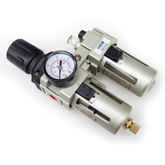 Odlučovač vody a mazania s regulátorom tlaku 1/4'' HBM