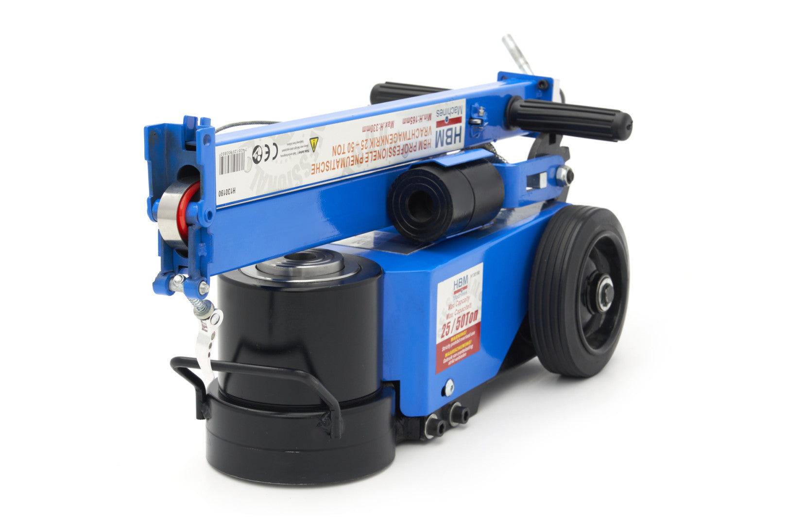 Profesionálny hydraulicko-pneumatický zdvihák 25 - 50t HBM