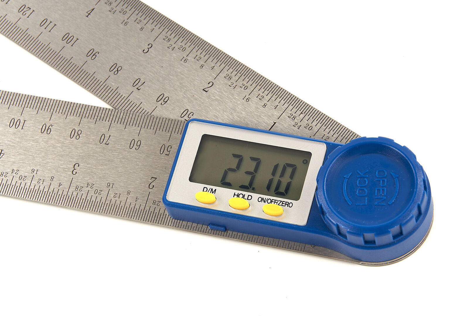 Digitálne pravítko - uhlomer 300 x 300mm