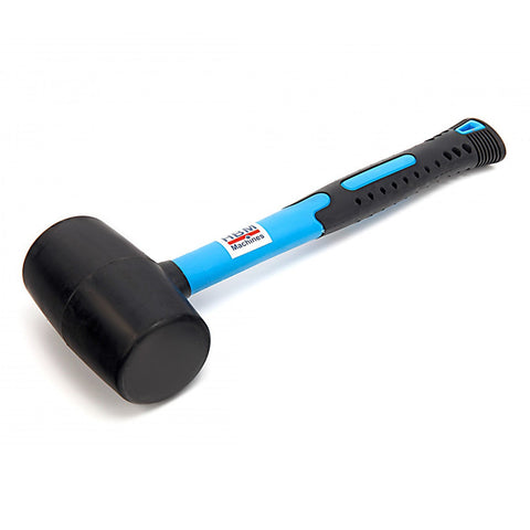 Gumené kladivo s násadou zo sklolaminátu 500g HBM