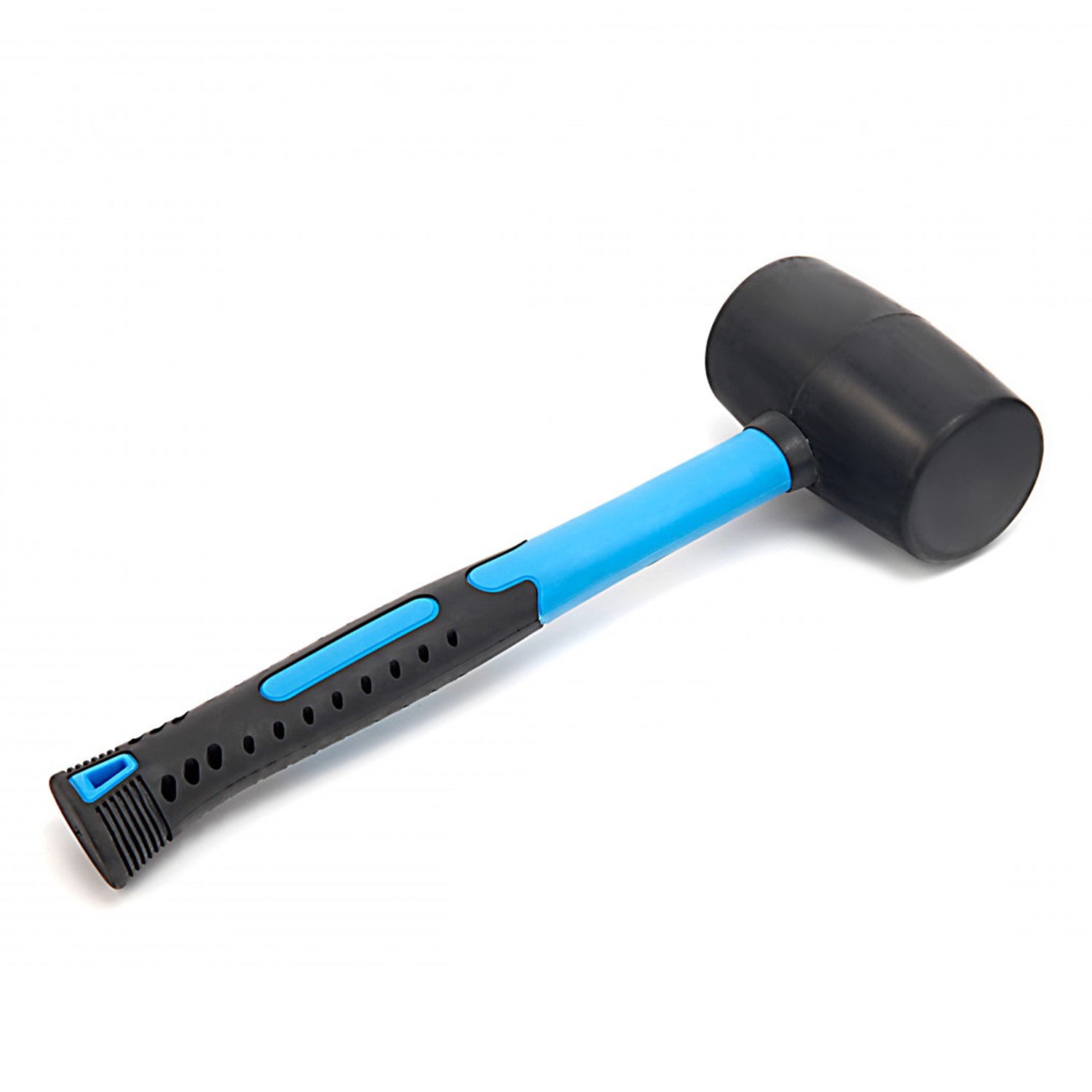 Gumené kladivo s násadou zo sklolaminátu 500g HBM