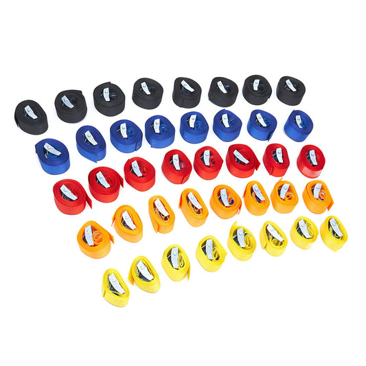 Sada upínacích popruhov s prítlačnou sponou 40ks HBM