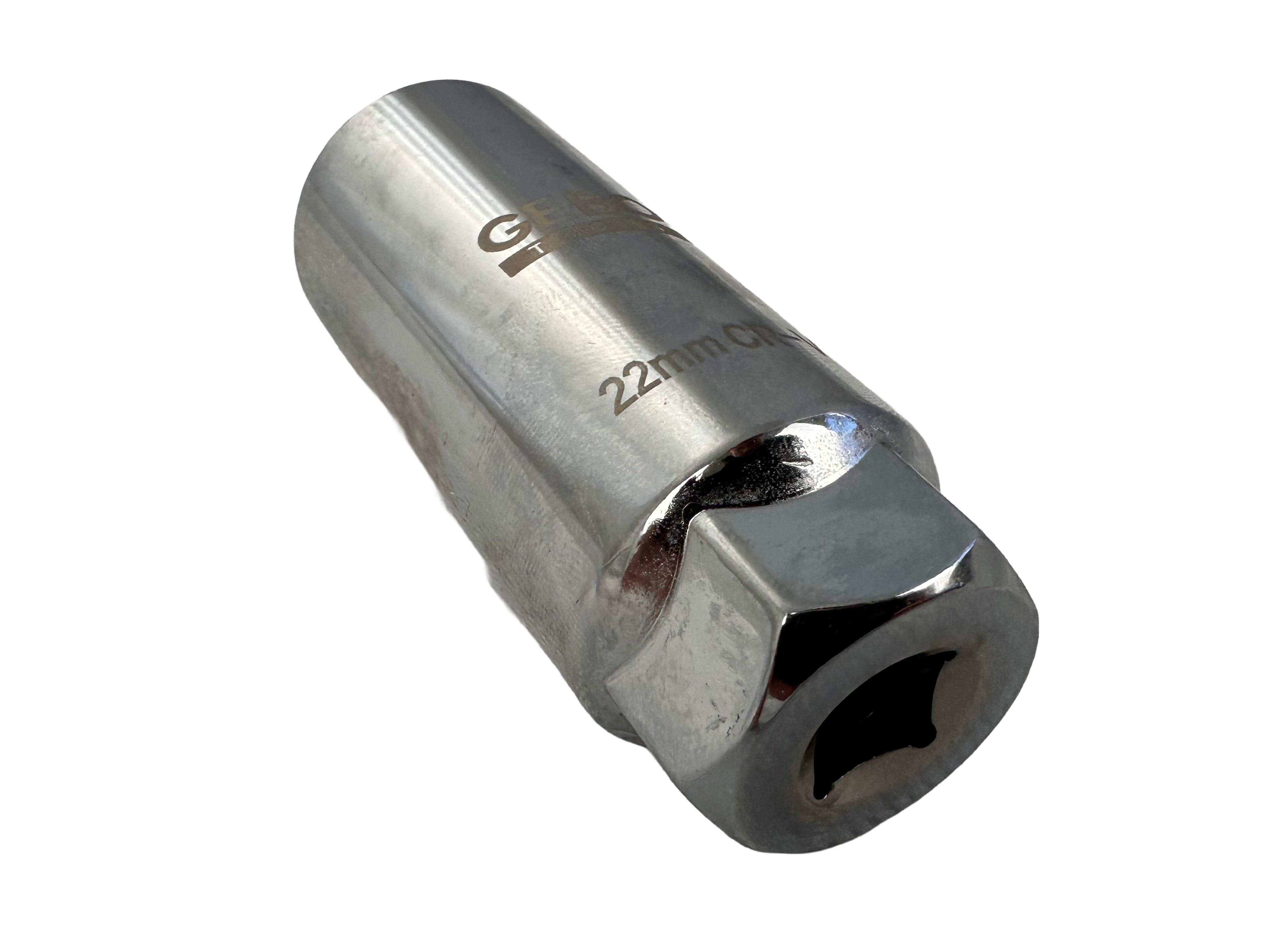 Hlavica - kľúč na lambda sondu 3/8'', 22mm, s drážkou 8mm, Gebo Tools