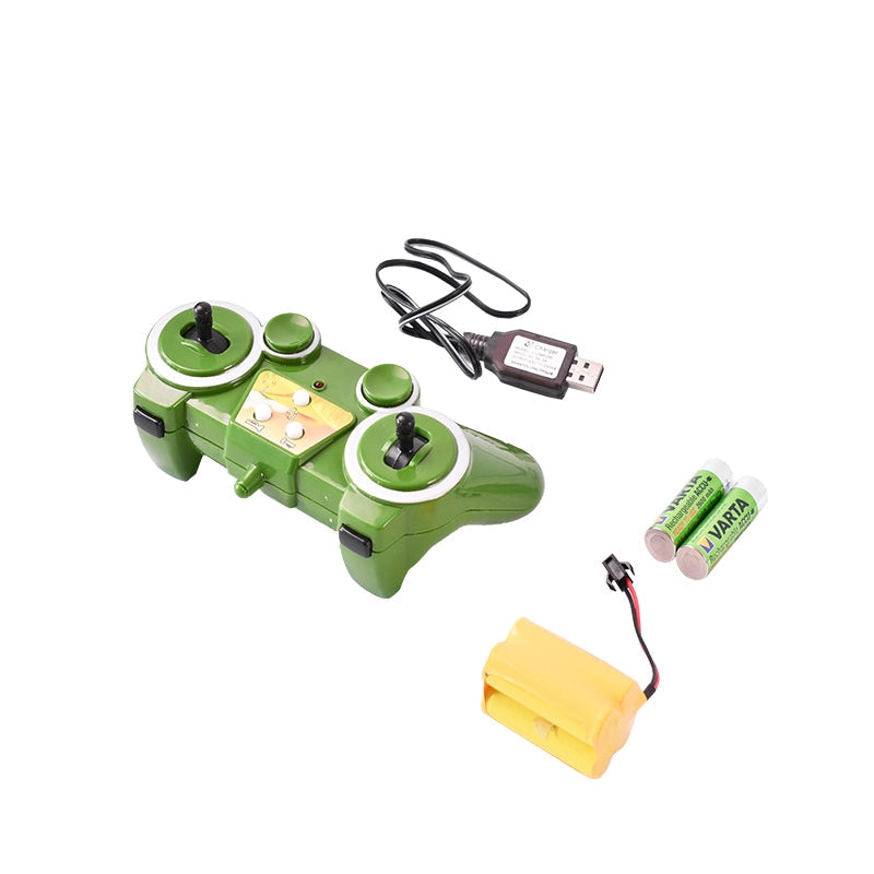 Hračkársky traktor na diaľkové ovládanie doubleE RC 1:16 2,4GHz, svetlá, zvuky, dosah 25m, rýchlosť 2,16km/h