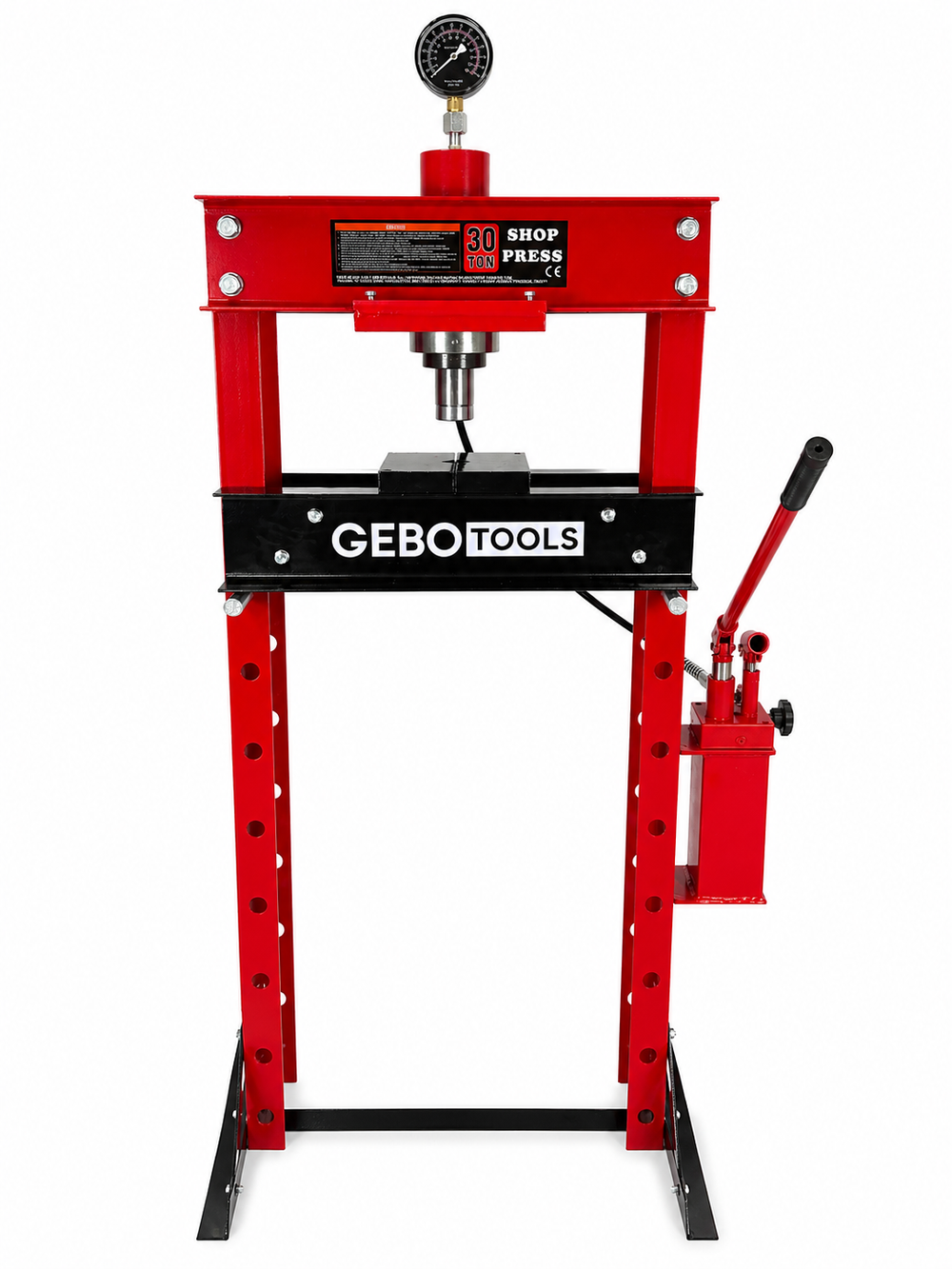 Hydraulický lis s dvojstupňvým čerpadlom 30t, Gebo Tools