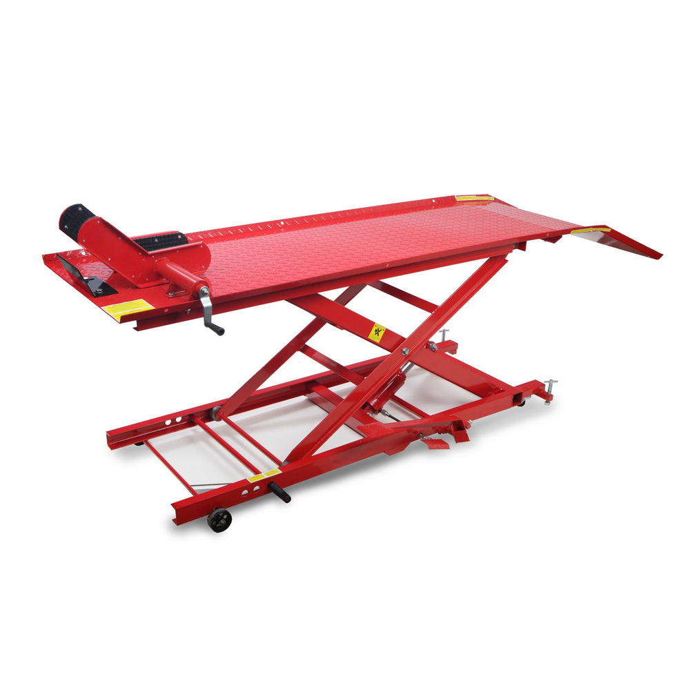 Hydraulický nožnicový zdvihák - zdvíhacia plošina pre motocykle 450kg, premium Holandsko