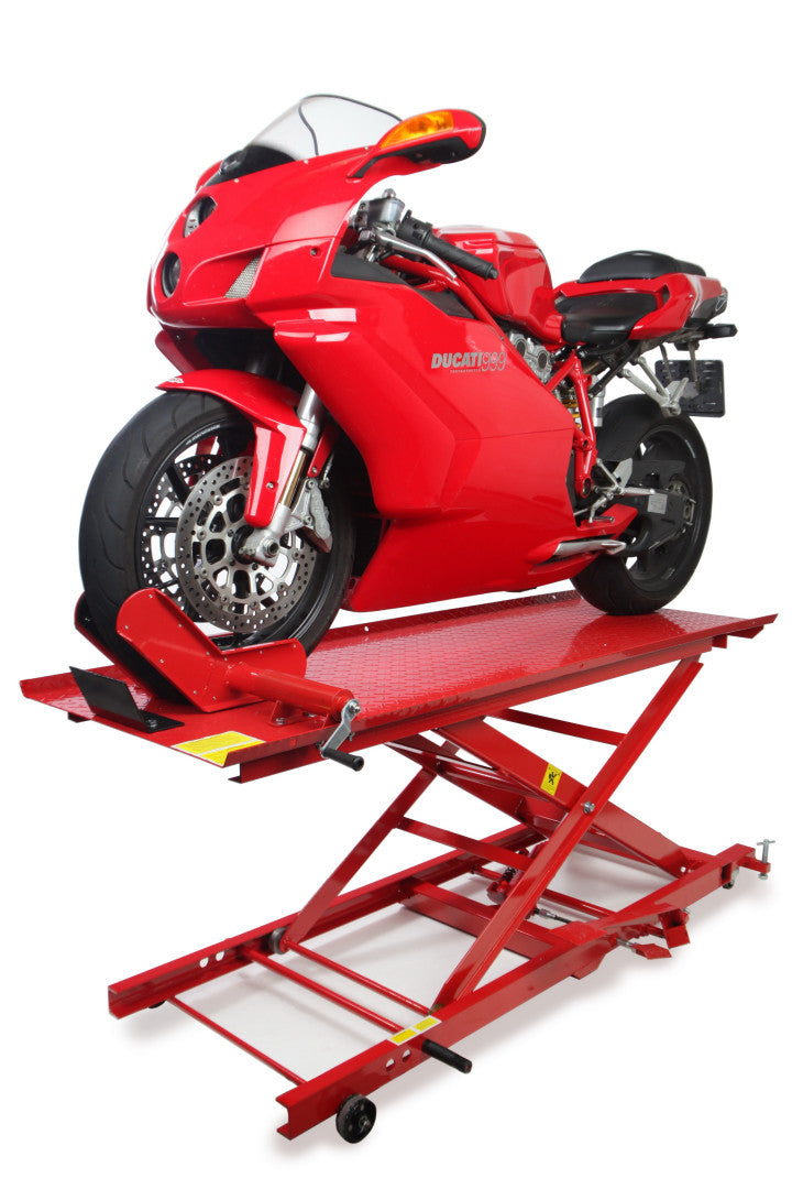 Hydraulický nožnicový zdvihák - zdvíhacia plošina pre motocykle 450kg, premium Holandsko