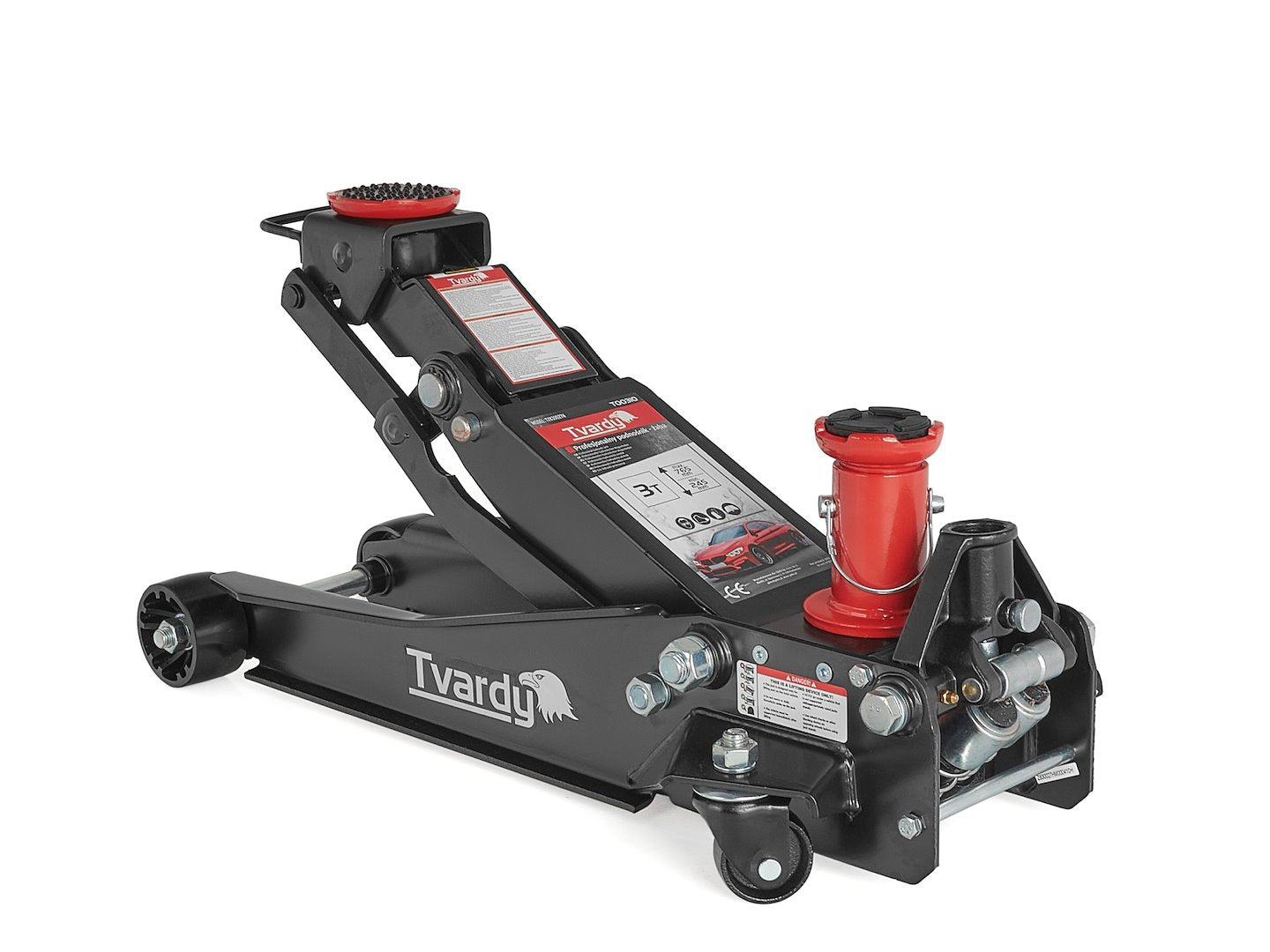 Hydraulický nízkoprofilový pojazdný zdvihák - žaba, 2/3t, 98 - 760mm