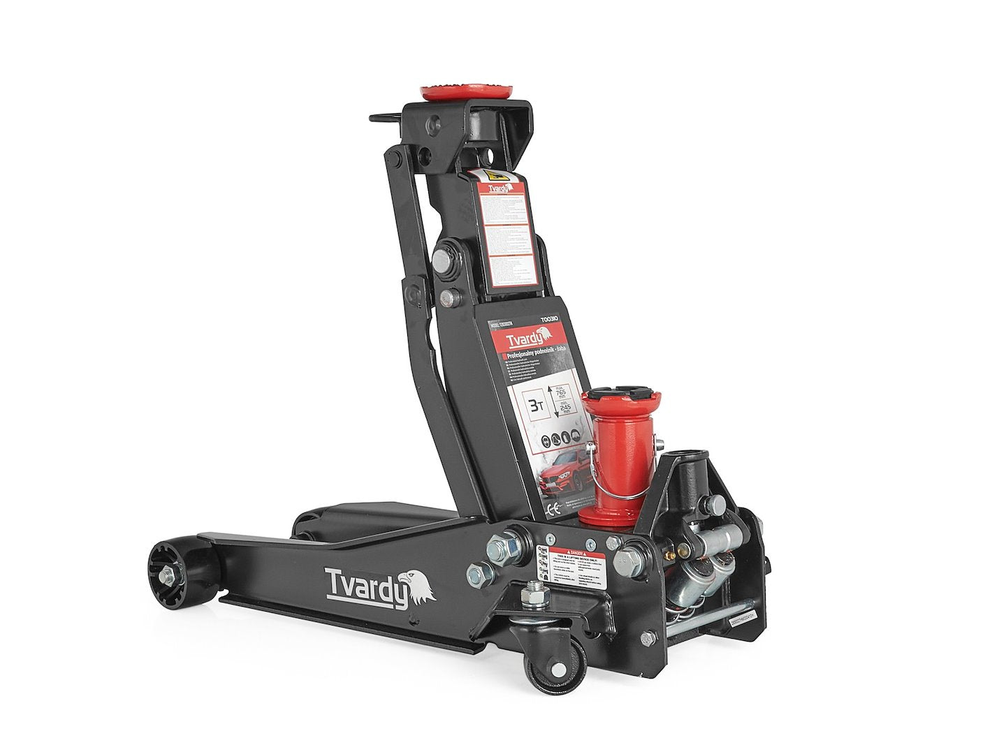 Hydraulický nízkoprofilový pojazdný zdvihák - žaba, 2/3t, 98 - 760mm