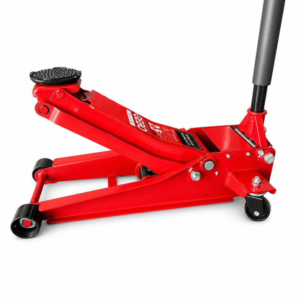 Hydraulický nízkoprofilový pojazdný zdvihák - žaba, s dvojitým valcom 2,5t, Gebo Tools