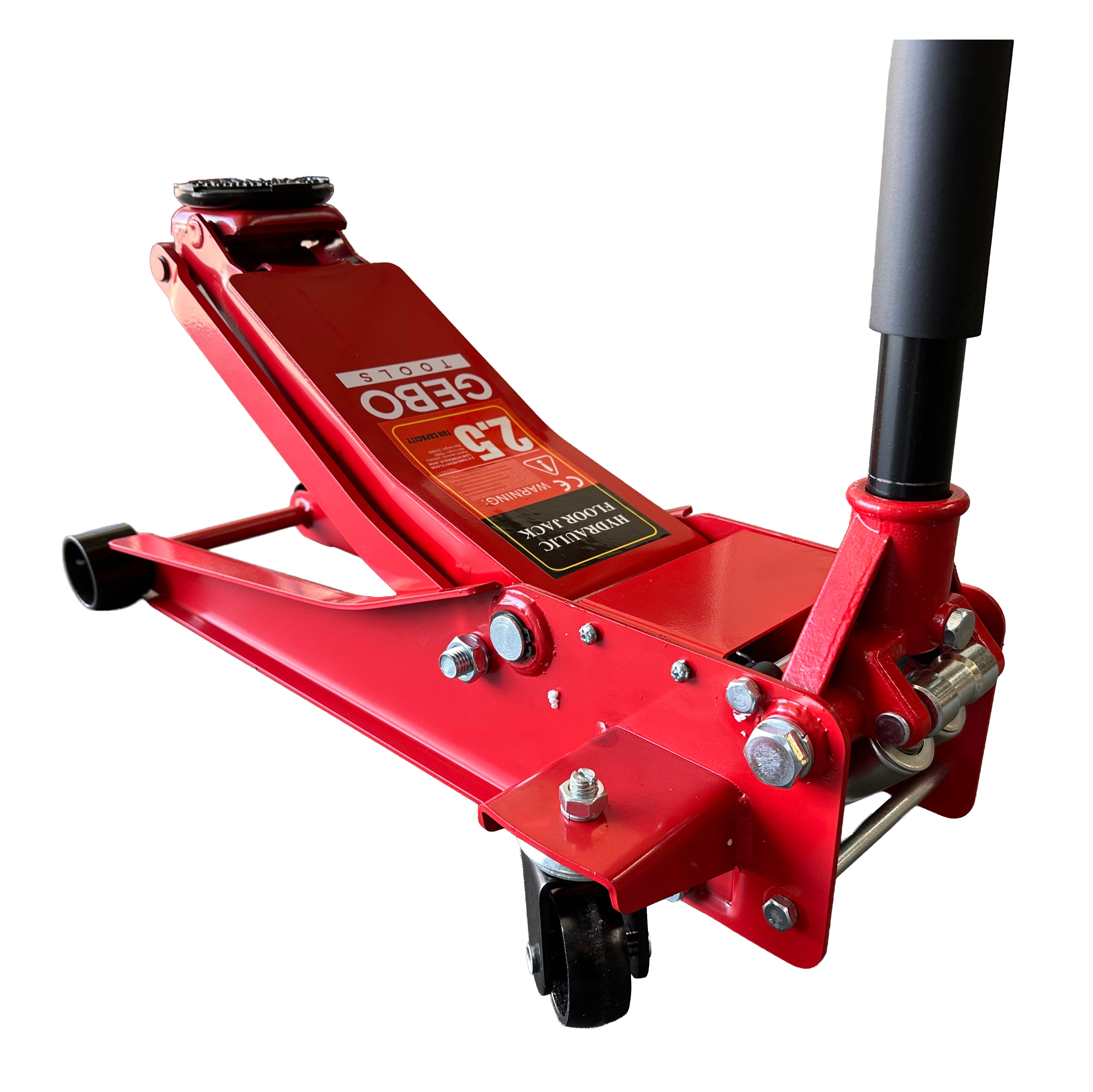 Hydraulický nízkoprofilový pojazdný zdvihák - žaba, s dvojitým valcom 2,5t, Gebo Tools