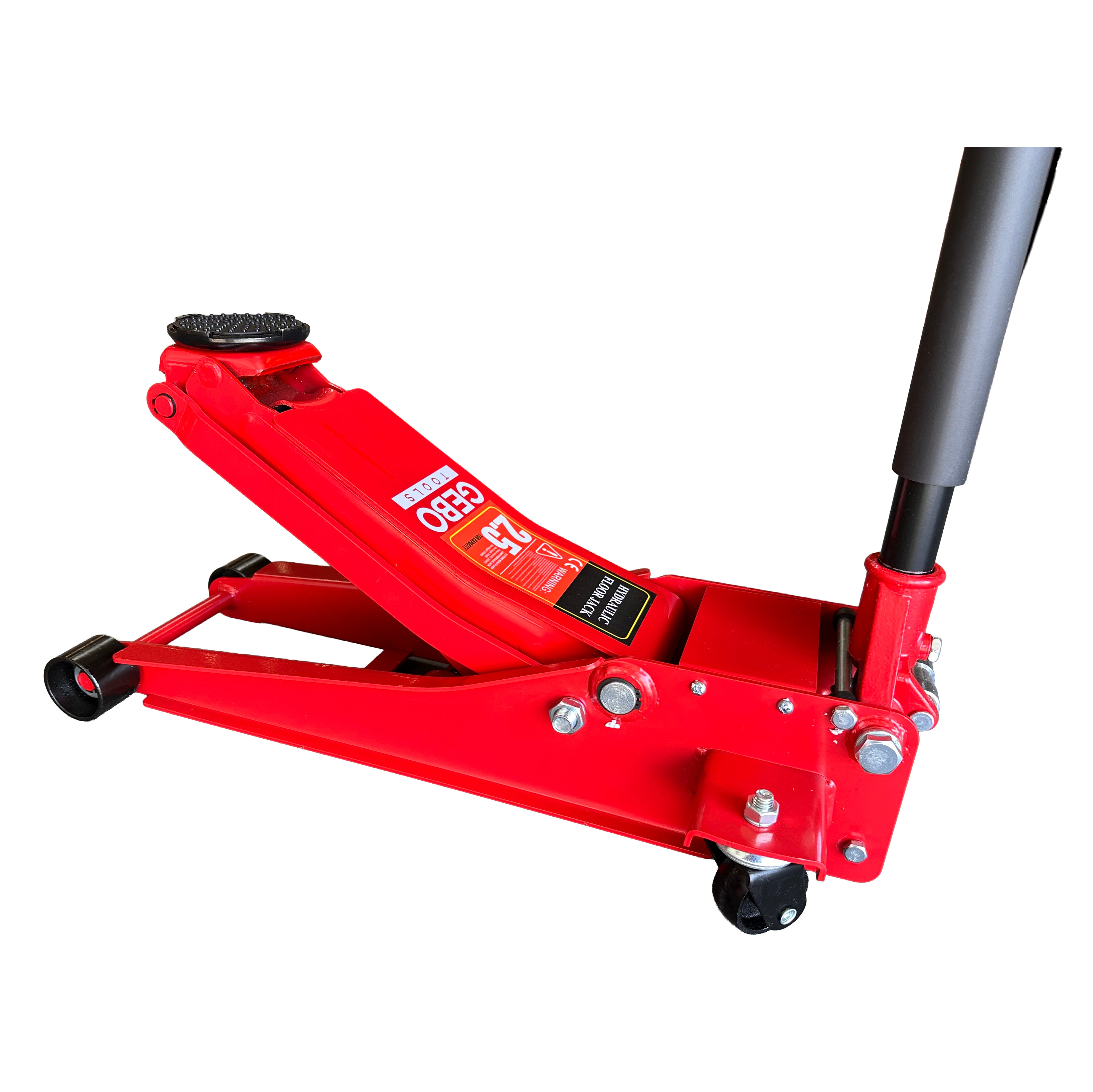 Hydraulický nízkoprofilový pojazdný zdvihák - žaba, s dvojitým valcom 2,5t, Gebo Tools