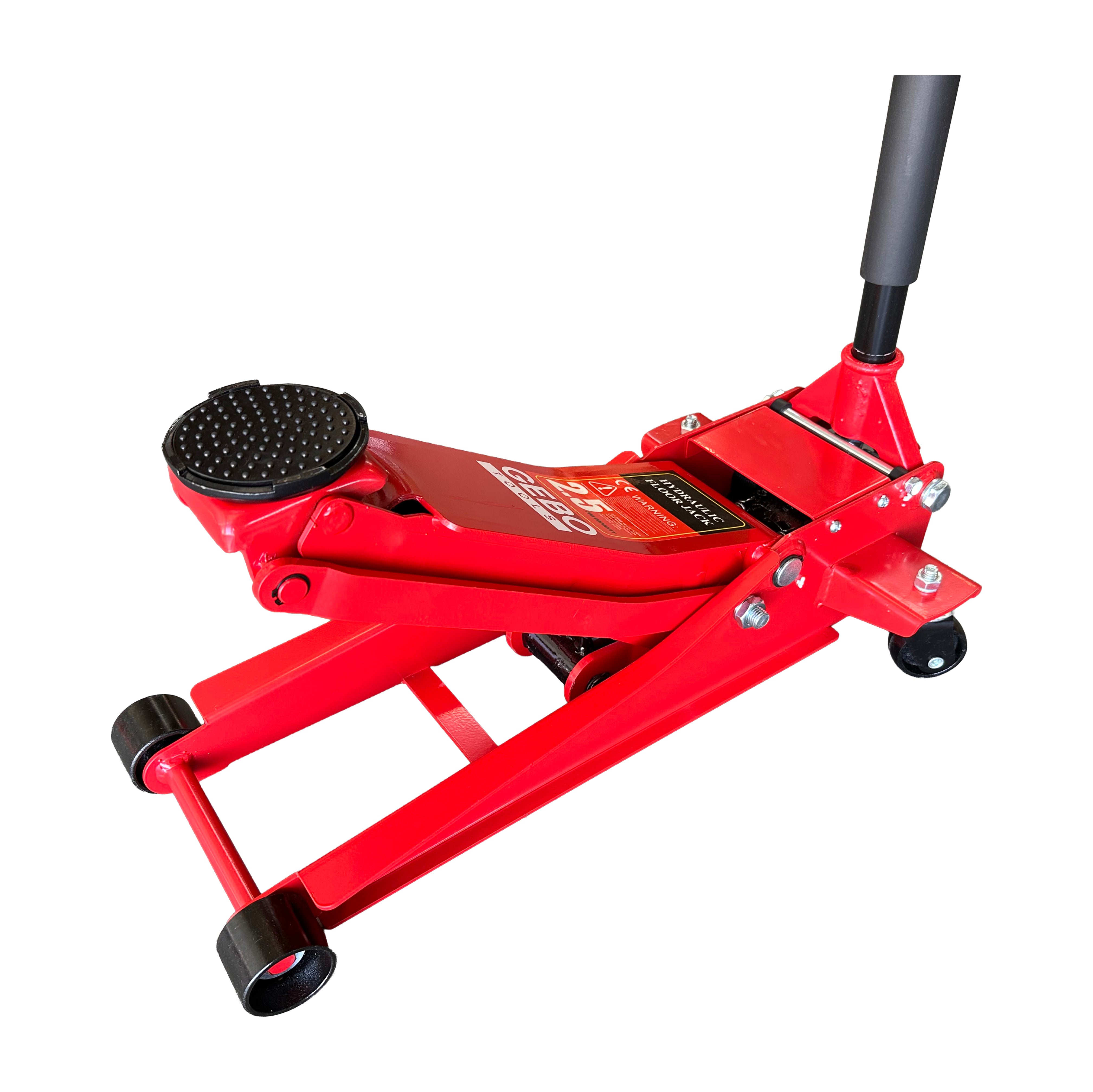 Hydraulický nízkoprofilový pojazdný zdvihák - žaba, s dvojitým valcom 2,5t, Gebo Tools