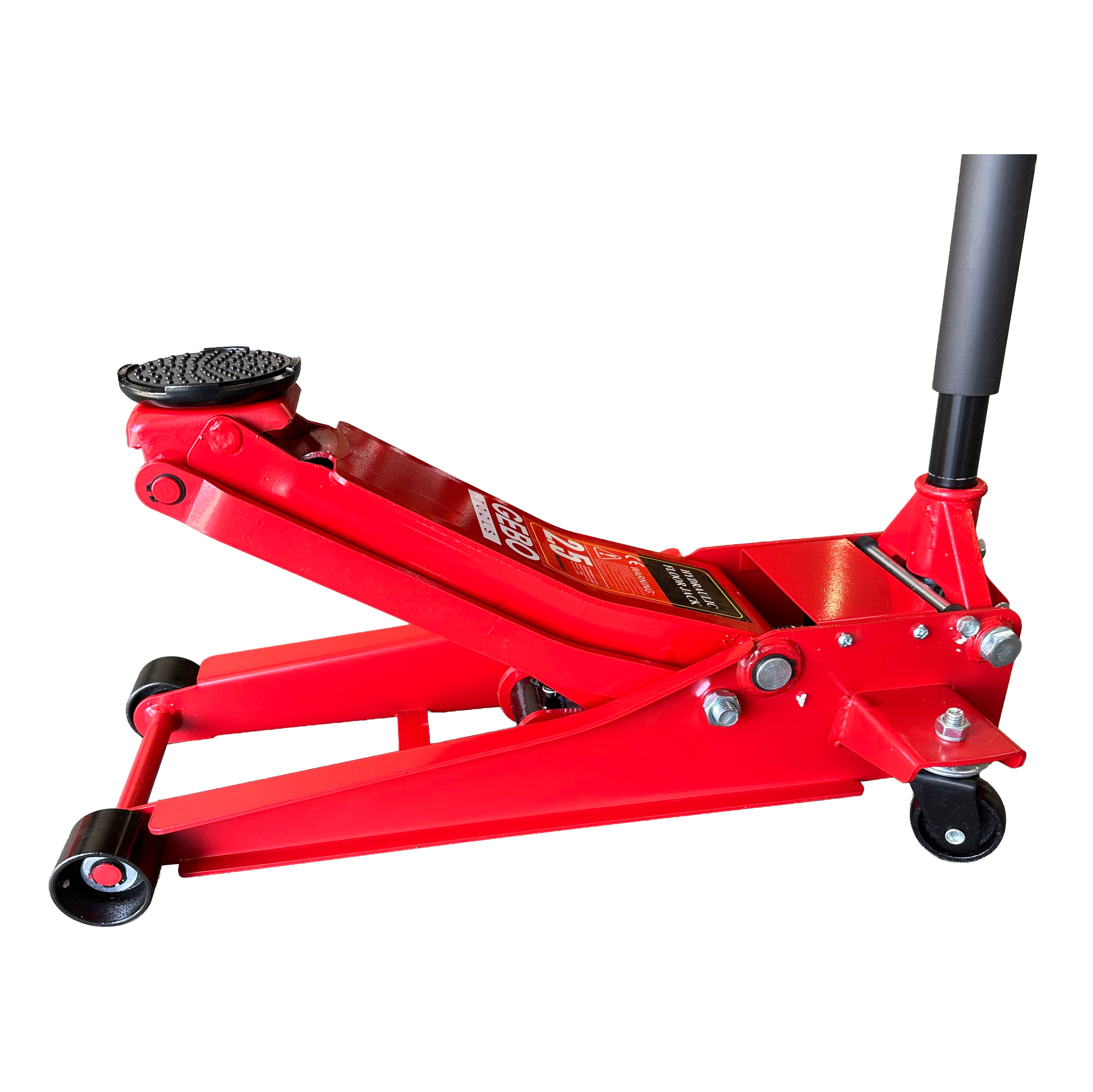 Hydraulický nízkoprofilový pojazdný zdvihák - žaba, s dvojitým valcom 2,5t, Gebo Tools