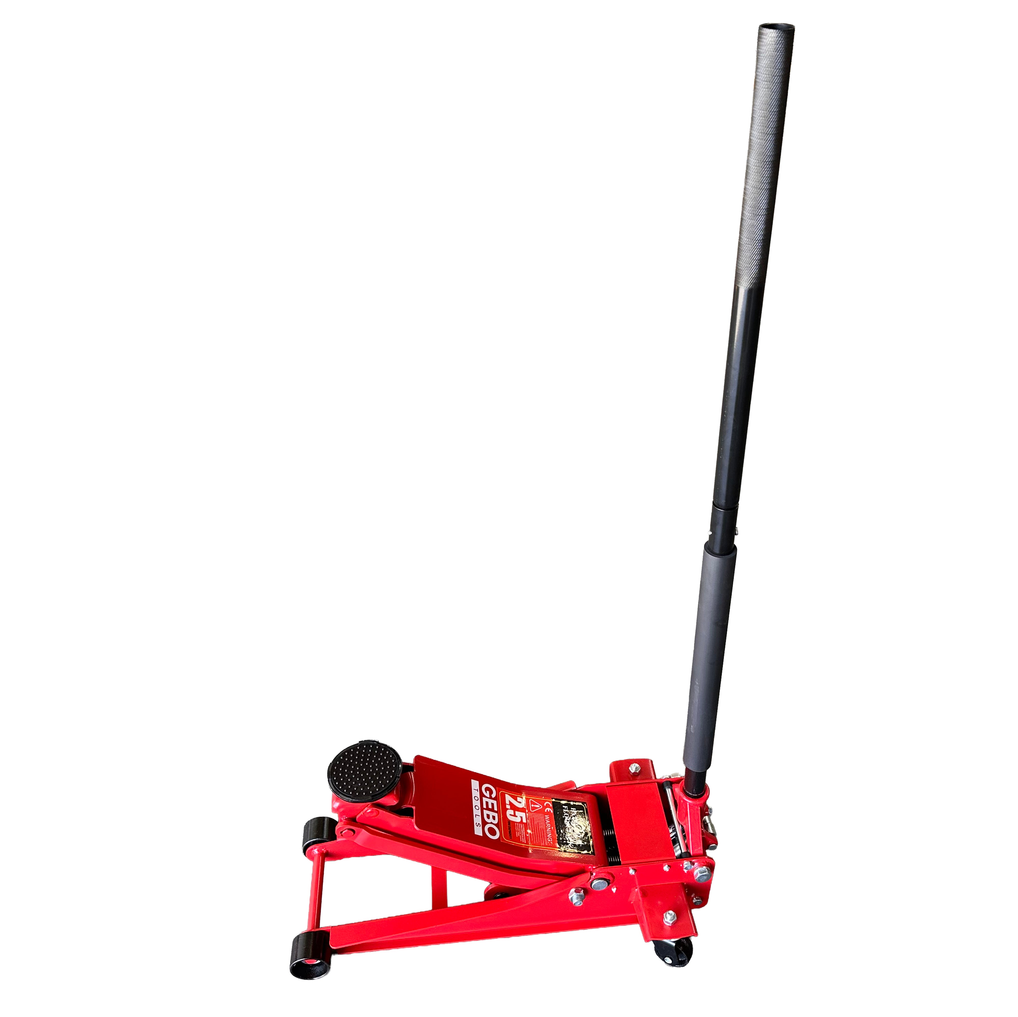 Hydraulický nízkoprofilový pojazdný zdvihák - žaba, s dvojitým valcom 2,5t, Gebo Tools