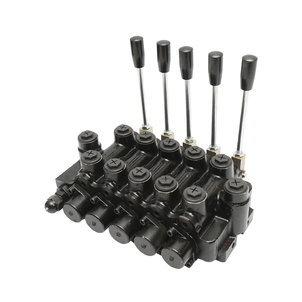 Hydraulický rozvádzač s 5 pákami