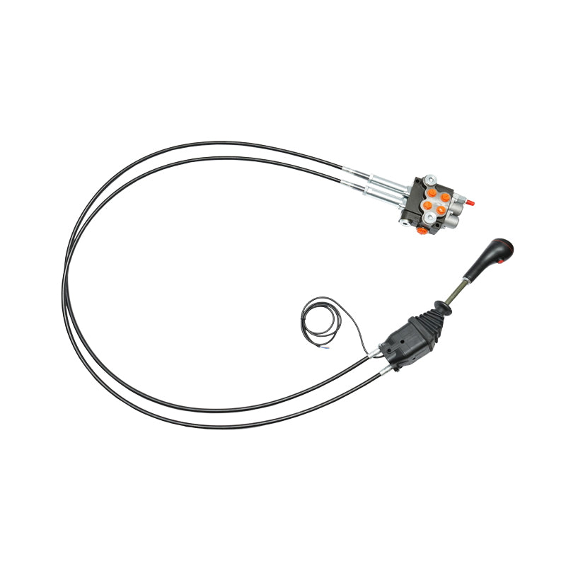 Hydraulický rozvádzač s joystickom, dĺžka lanka 2m, 250bar, 40l/min, Breckner Germany
