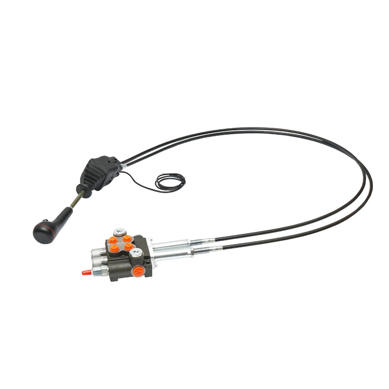 Hydraulický rozvádzač s joystickom, dĺžka lanka 2m, 250bar, 40l/min, Breckner Germany