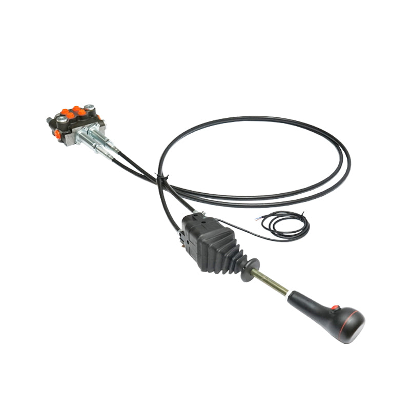Hydraulický rozvádzač s joystickom, dĺžka lanka 2m, 250bar, 40l/min, Breckner Germany
